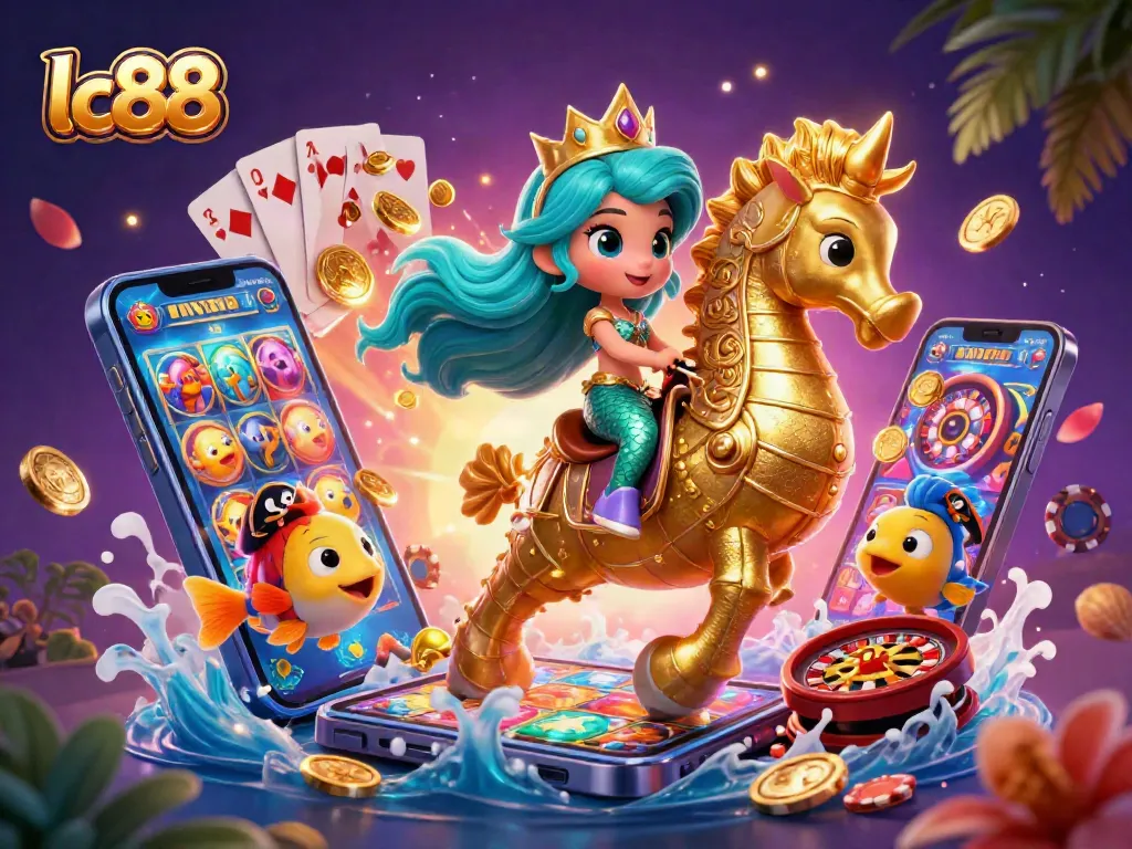 Experience immersive gaming thrills with lc88 and enchanting avatars in a vibrant casino world.