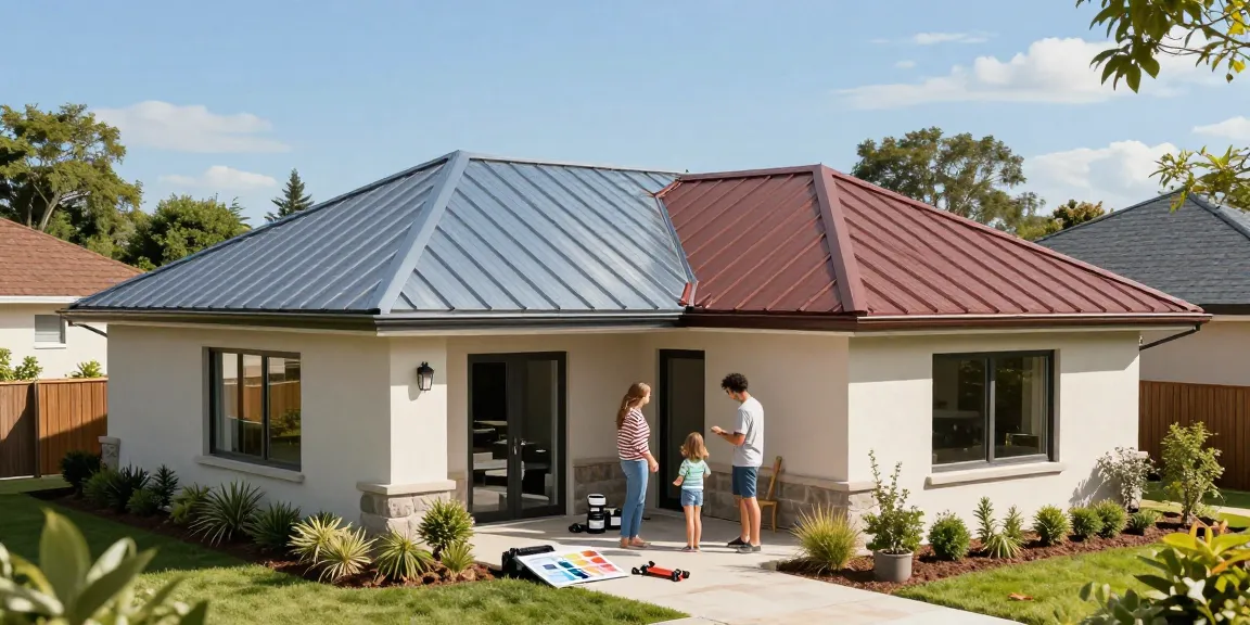 MROOF.ca offers high-quality metal roofing showcased on a beautiful home.